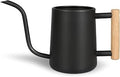 Watering Can for Indoor Plants, 35 oz/1000 ml Metal Stainless Steel Pot with Long Spout for House Plants Bonsai Outdoor Garden Flower Decorative (Black)