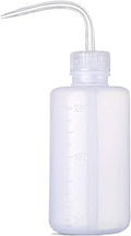 BEADNOVA Squeeze Plant Watering Bottle 250ml 8oz Small Wash Bottle Squeeze Plastic Watering Can for Indoor Plants Succulents (1pc)
