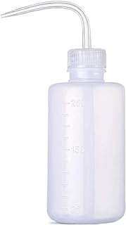 BEADNOVA Squeeze Plant Watering Bottle 250ml 8oz Small Wash Bottle Squeeze Plastic Watering Can for Indoor Plants Succulents (1pc)