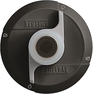 CamelBak Podium & Peak Fitness Replacement Cap, High‑Flow Self‑Sealing Valve for Performance Hydration, Black