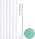 Greant 6 Pack Replacement Straws for Hydro Flask Straw Lid Wide Mouth Bottle, 9.8''L X 0.33'' W, for Hydroflask Wide Mouth Flex Straw Cap, Plastic, Cuttable
