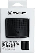 Stanley Quencher Boot and Straw Cover Cap | Anti-Slip Silicone Protector for Tumbler with Handle | Accessory Set for Stainless Steel Drinking Cup | BPA-Free