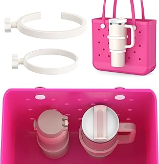 OUTXE 2 Pack Cup Holder for Bogg Bag, Fits 16-40oz Stanley, Insert Drink Holder Attachment Compatible with All Bogg Bags & Simply Southern Beach Tote Bag