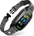 FAFAFROG Dog Bark Collar, Rechargeable Smart Collar, Anti Barking Training Collar with 5 Adjustable Sensitivity Beep Vibration, Bark Collar for Large Medium Small Dogs (Black)