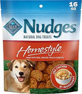 Blue Buffalo Nudges Chicken Homestyle Natural Dog Treats, Pot-Pie-Inspired Recipe, Healthy Reward or Training Treat, Made in the USA with Real Chicken, No Artificial Preservatives, 16 oz.
