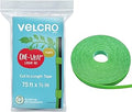 VELCRO Brand Adjustable Plant Ties | 75 ft x 1/2 in Green Garden Tape | Reusable, Cut-to-Length Hook & Loop Plant Support for Staking, Training & Organizing Tomatoes, Vines, and Flowers