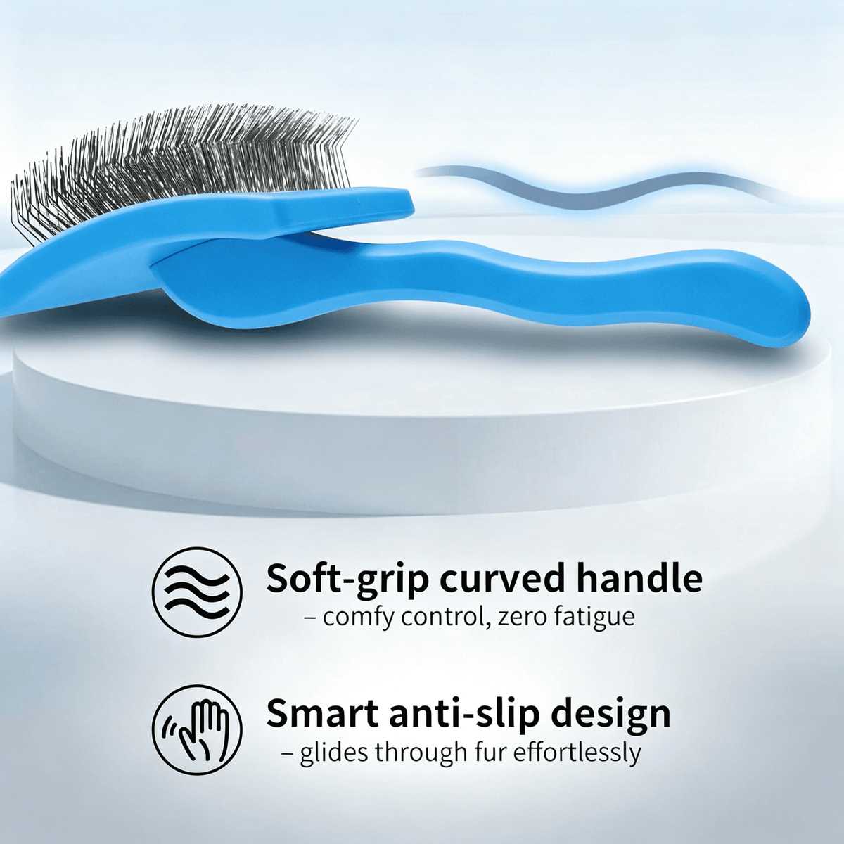 for Dogs & Pet Comb, Professional Dog Grooming Goldendoodles Poodles Labradoodles with Extra Long Pins to Effectively... - Image 3