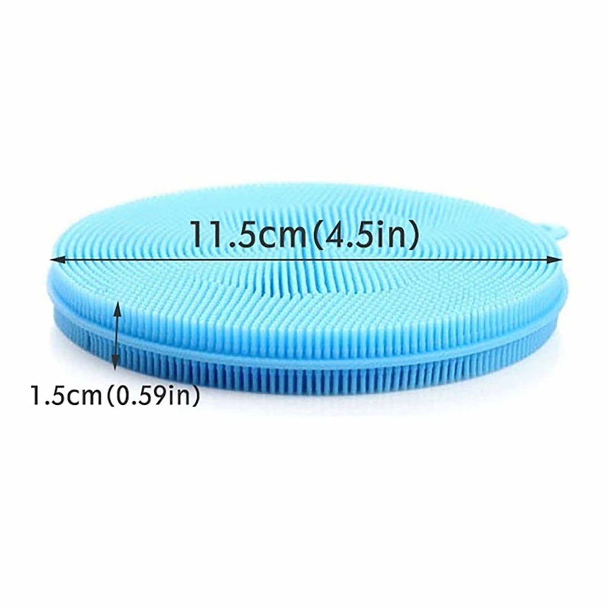 Silicone Dish Scrubber, Silicone Sponge Dish Brush Food Grade Reusable Rubber Sponges Dishwasher Safe and Dry Fast fo... - Image 2
