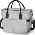 KIPBELIF Cute&Classy Roomy Insulated Lunch Bags for Women - Stylish & Functional Large Tote Adult Lunch Box for Working & Picnic