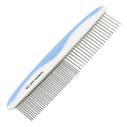 | Removes Tangles & For Dematting | Pet | Detangler | For Matted Hair | Metal | Great For Poodles & Goldendoodles (Sm...