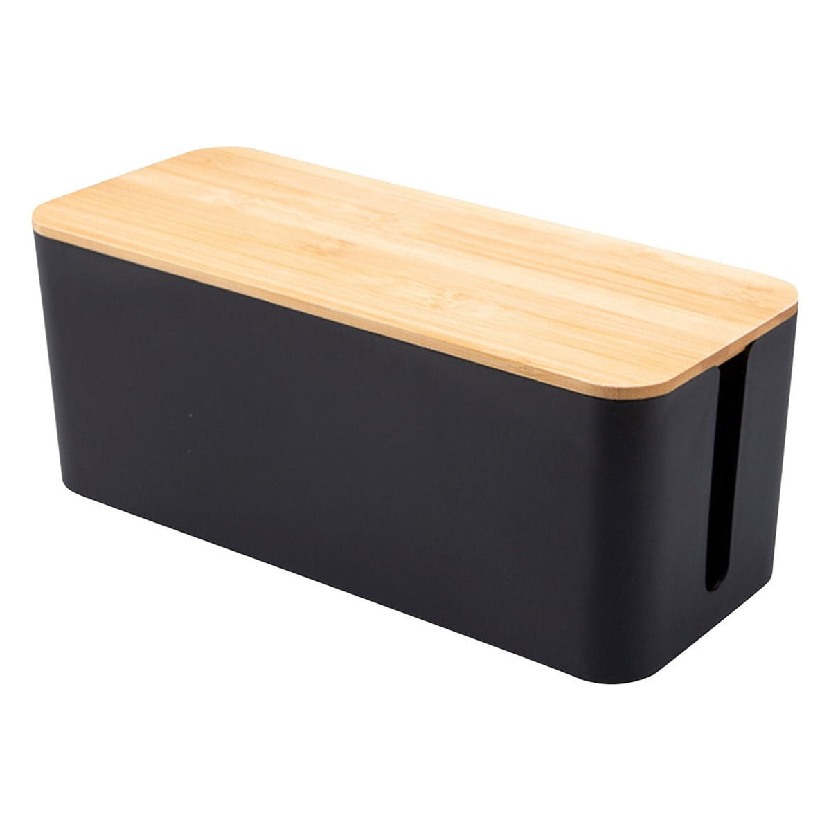 Box Inches, Wood Lid, Cord Organizer for Desk Tv Computer Usb Hub System To Cover And Hide & Power Strips & Cords