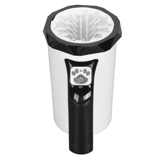Dog Paw Cleaner Multifunction Powerful Silicone Bristles Rechargeable Portable Pet Paw Washer Cup for Large Dogs Blac...