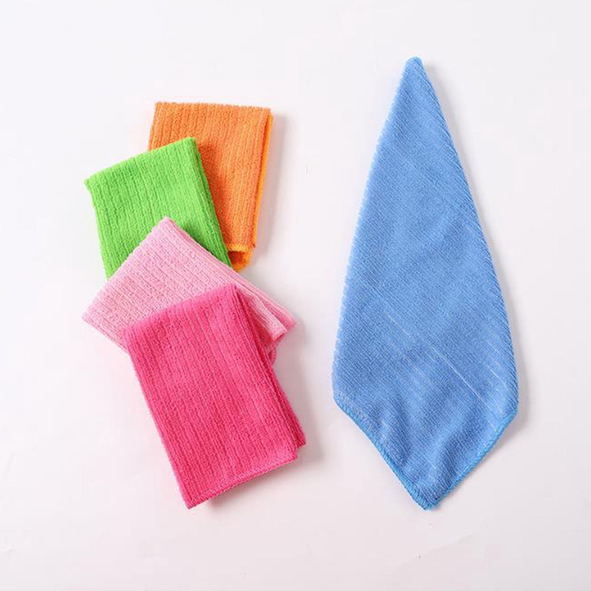 5 Pack, Towels for Cars, Highly Absorbent Car Supplies, Lint Free Cloths Clean Rags for Car Care, House, Kitchen, 11.... - Image 6